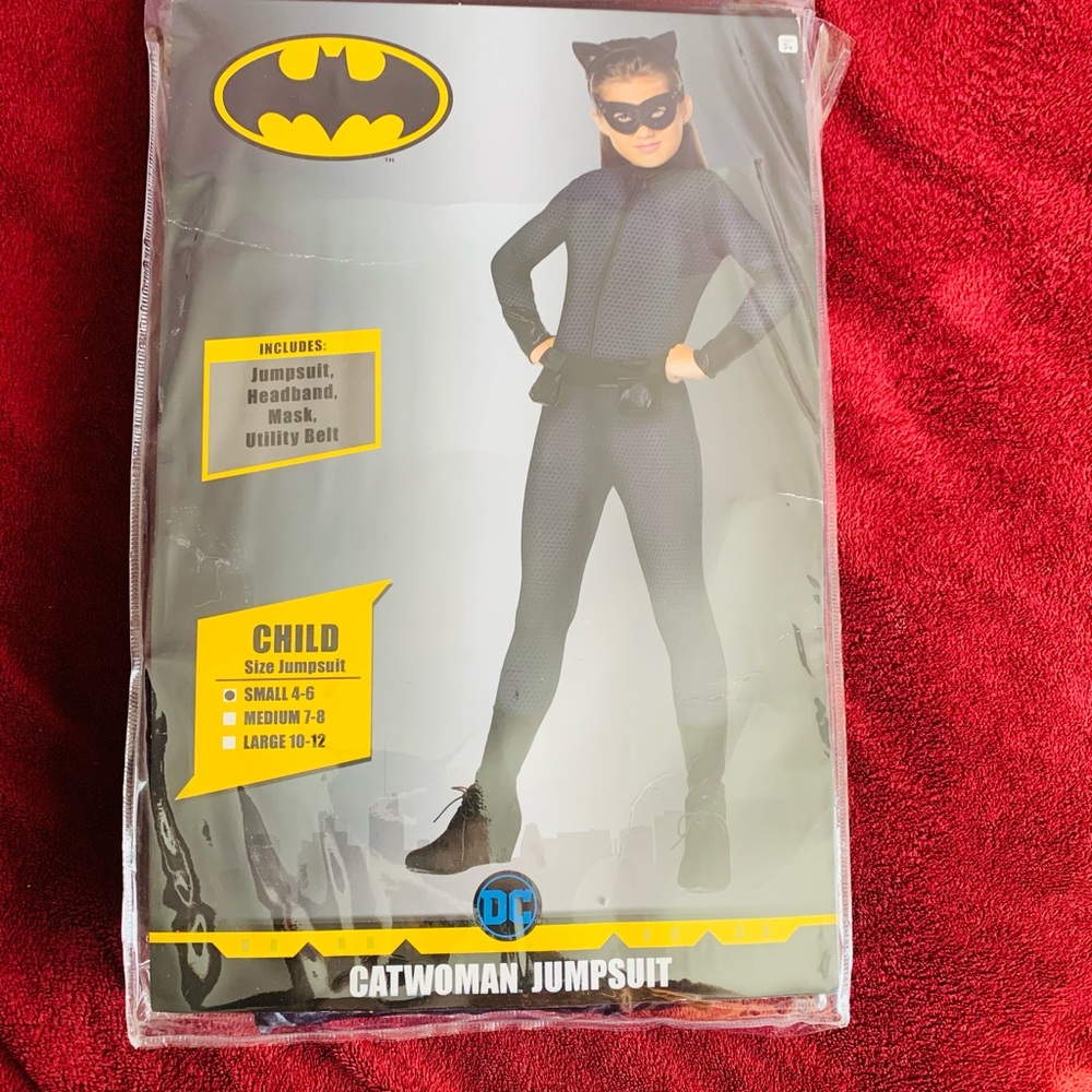 DC Comics DC Girls Black Catwoman Jumpsuit